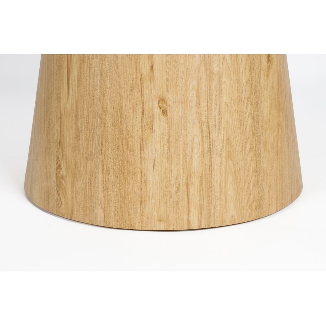 White Label Living Eettafel Almira Rond 115cm Eiken Marmer - KwaliteitWonen.nl