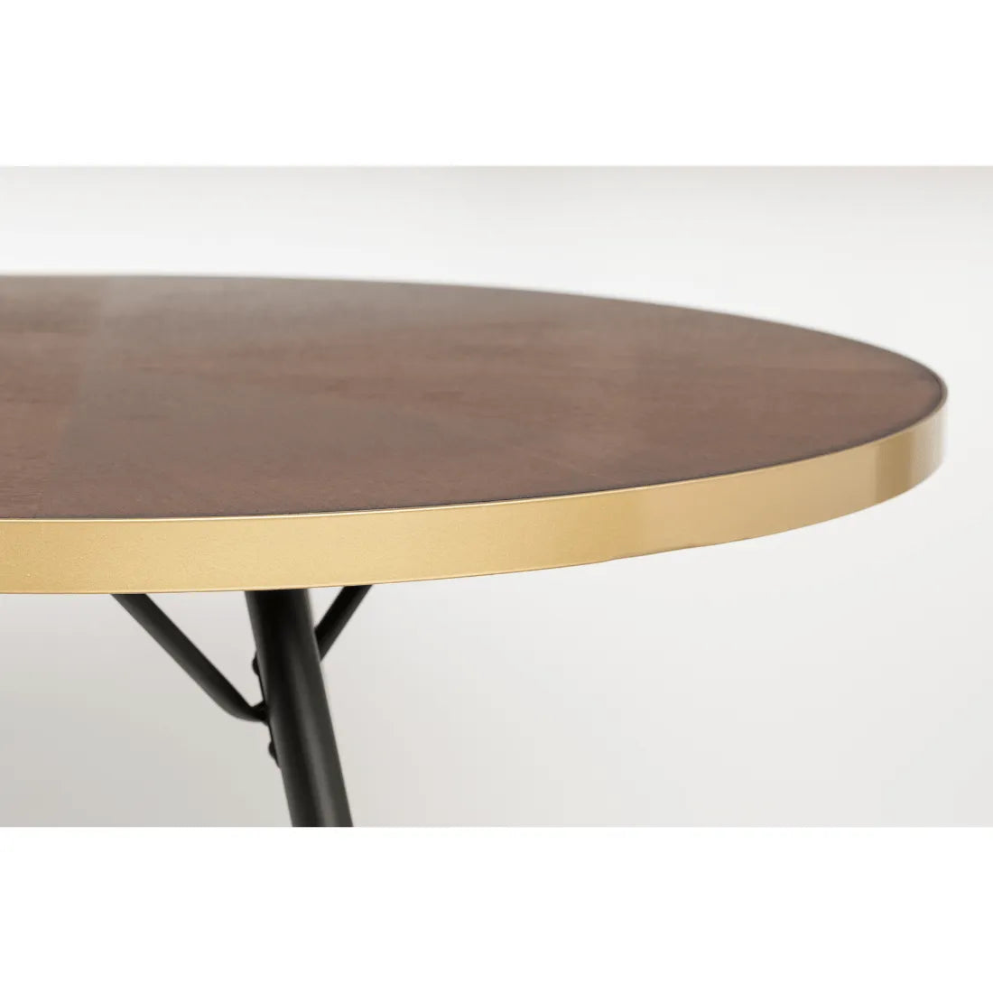 White Label Living Eettafel Denise Ovaal 200x90cm Walnoot - KwaliteitWonen.nl