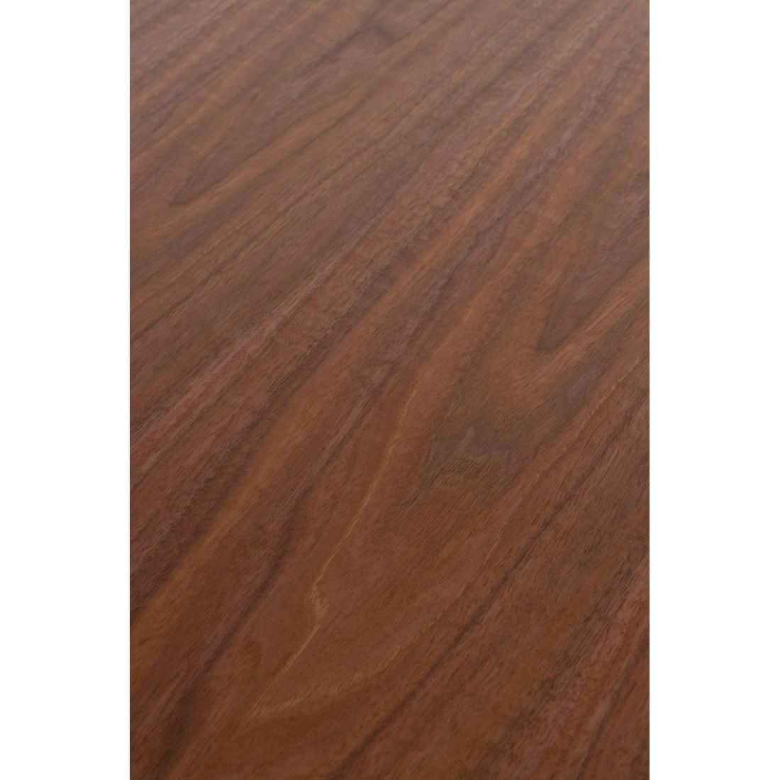 White Label Living Eettafel Laurent Rond 120cm Walnoot - KwaliteitWonen.nl