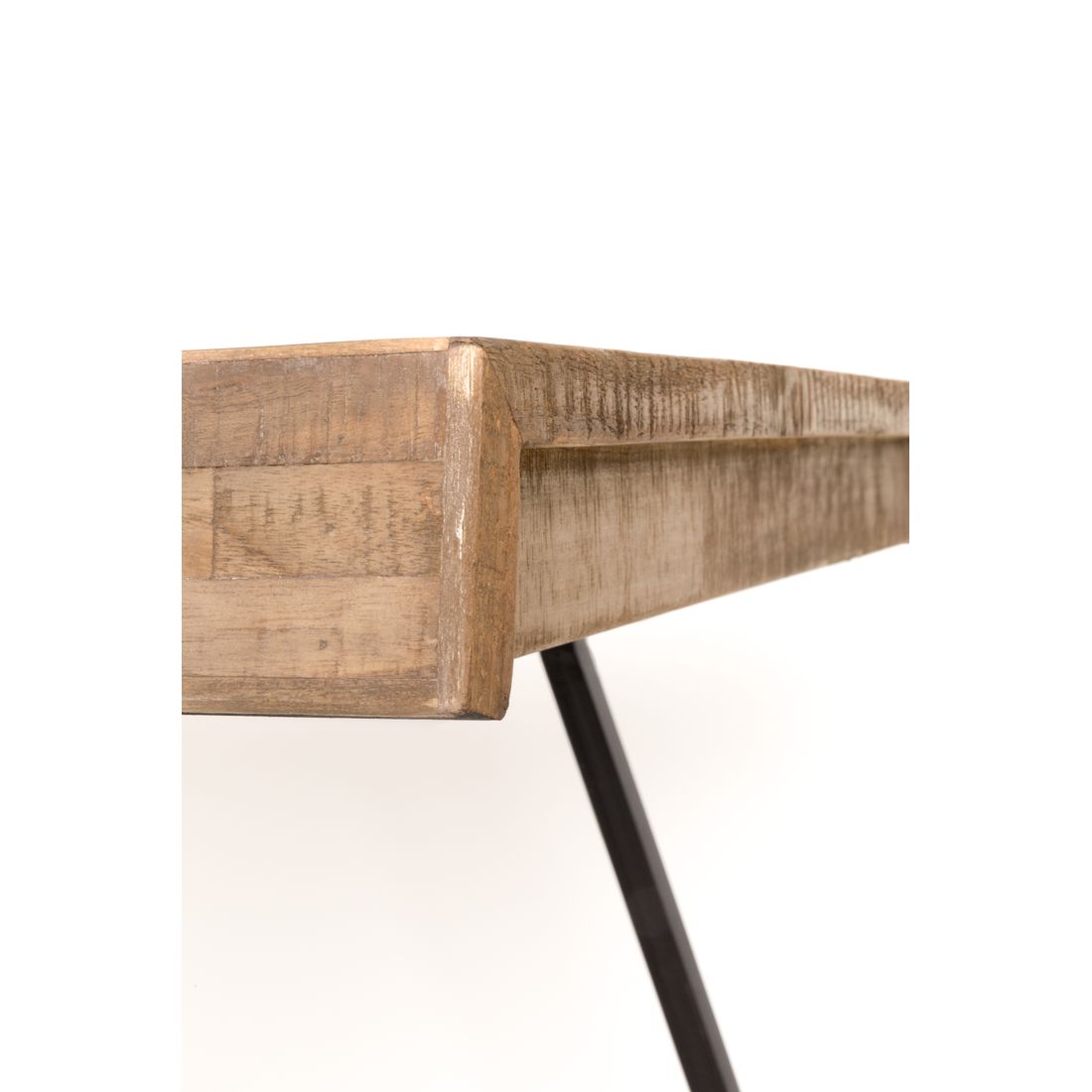 White Label Living Eettafel Suri 180x90cm Naturel - KwaliteitWonen.nl