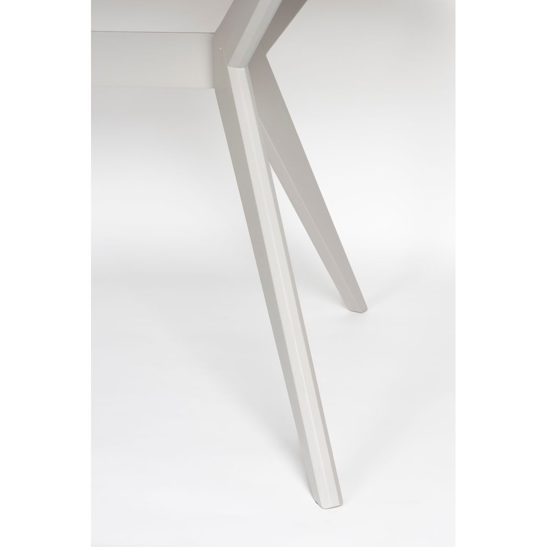 White Label Living Eettafel Zeme 220x95cm Ovaal Beige - KwaliteitWonen.nl