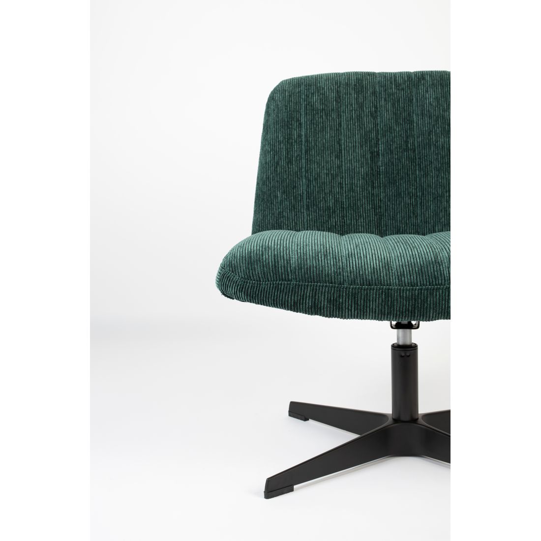 White Label Living Fauteuil Belmond Rib Groen - KwaliteitWonen.nl