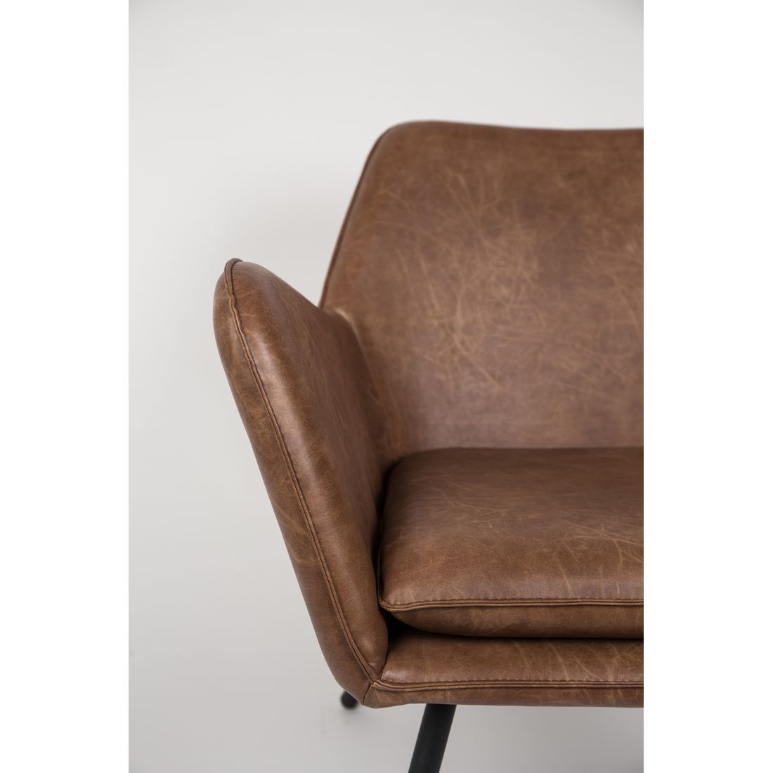 White Label Living Fauteuil Bon Bruin - KwaliteitWonen.nl