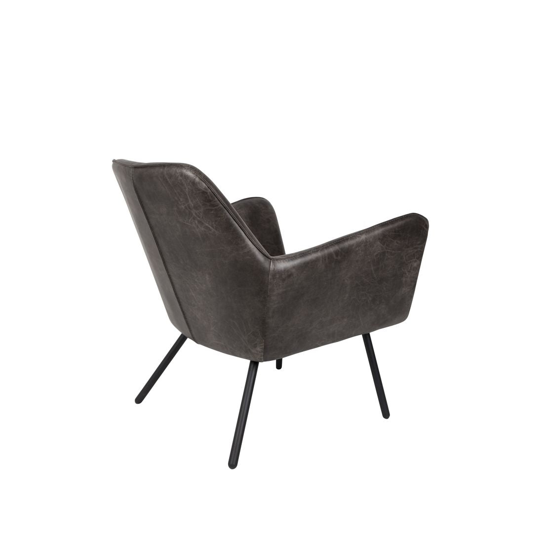 White Label Living Fauteuil Bon Donkergrijs - KwaliteitWonen.nl