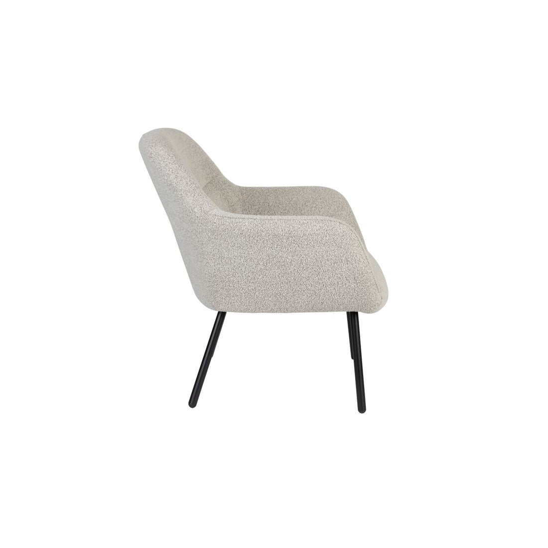 White Label Living Fauteuil Dude Boucle Beige - KwaliteitWonen.nl