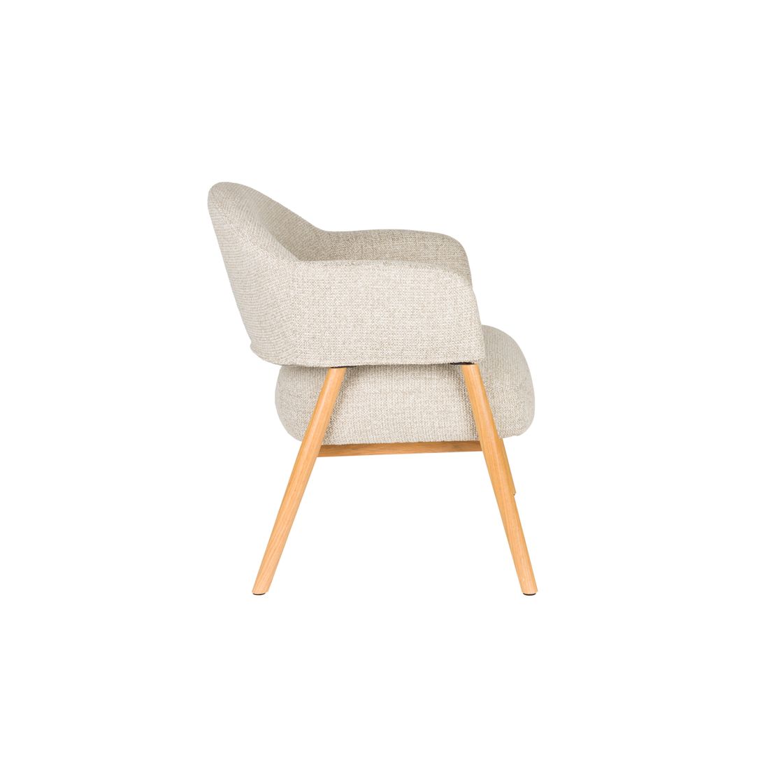White Label Living Fauteuil Indy Beige - KwaliteitWonen.nl