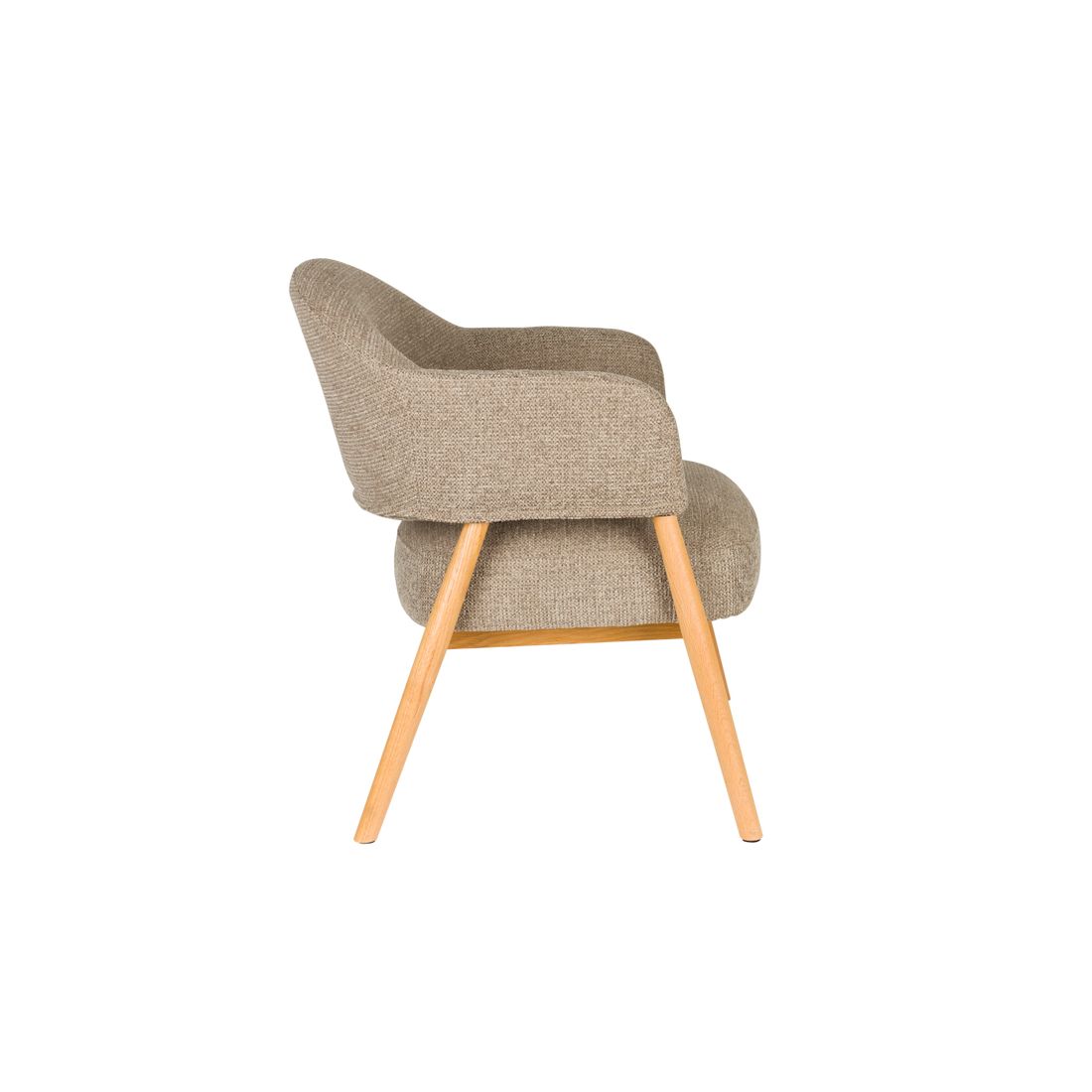 White Label Living Fauteuil Indy Bruin - KwaliteitWonen.nl