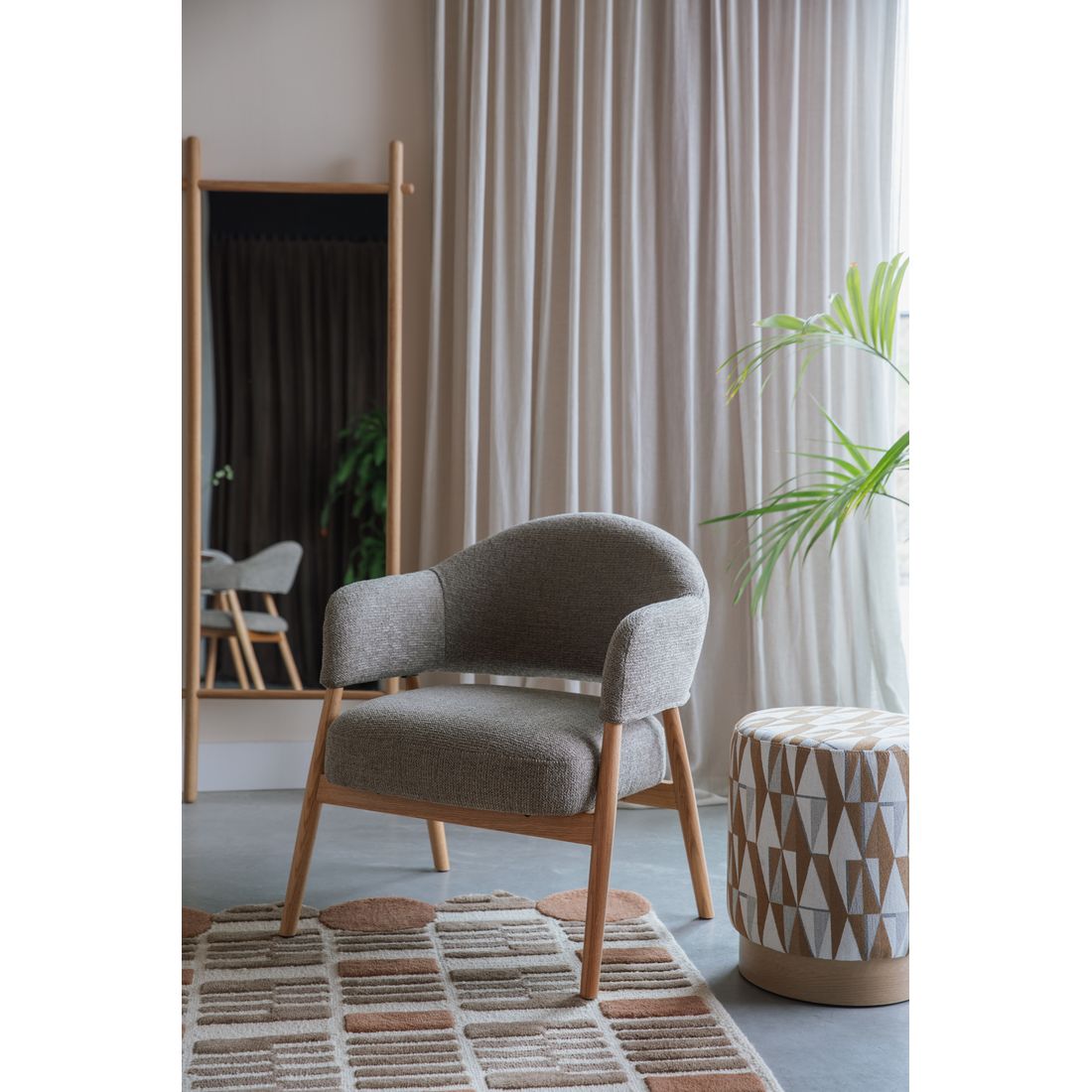 White Label Living Fauteuil Indy Bruin - KwaliteitWonen.nl