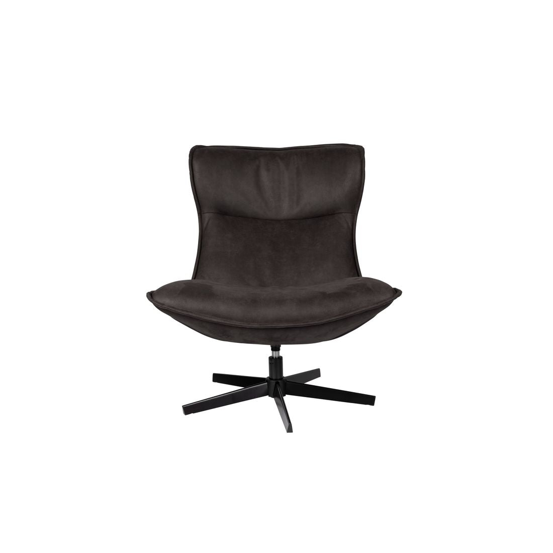 White Label Living Fauteuil John Antraciet - KwaliteitWonen.nl