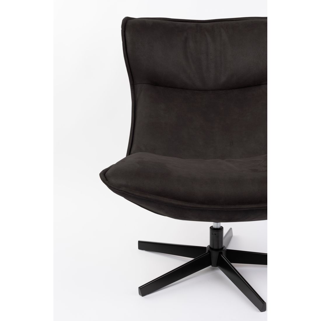 White Label Living Fauteuil John Antraciet - KwaliteitWonen.nl