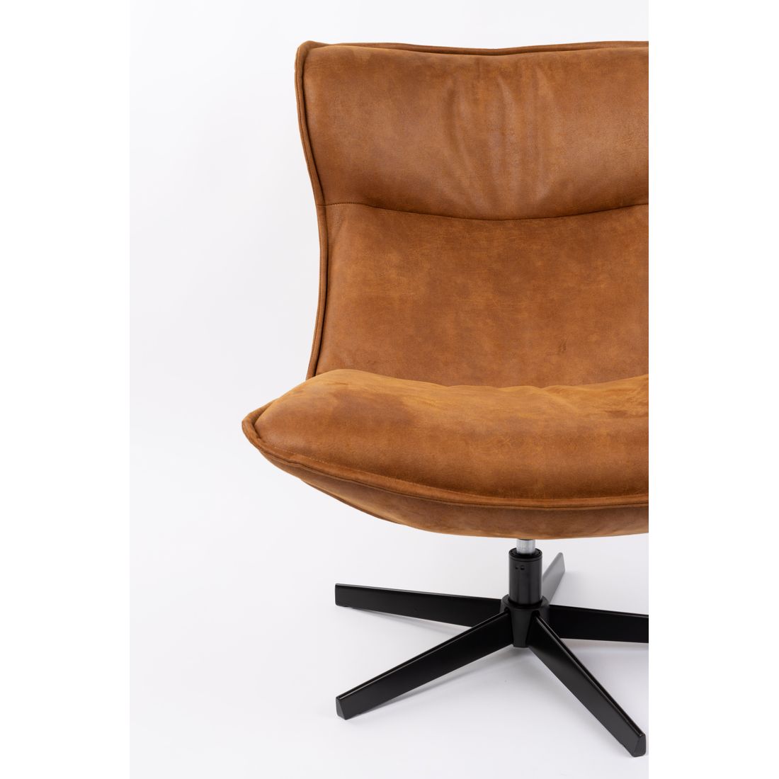White Label Living Fauteuil John Cognac - KwaliteitWonen.nl