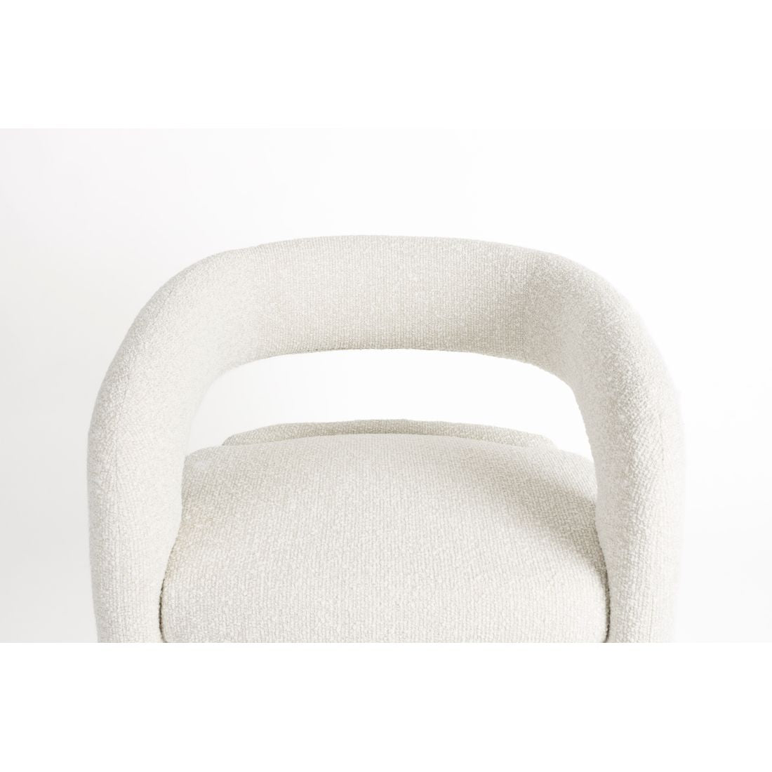 White Label Living Fauteuil Nova Teddy Wit - KwaliteitWonen.nl