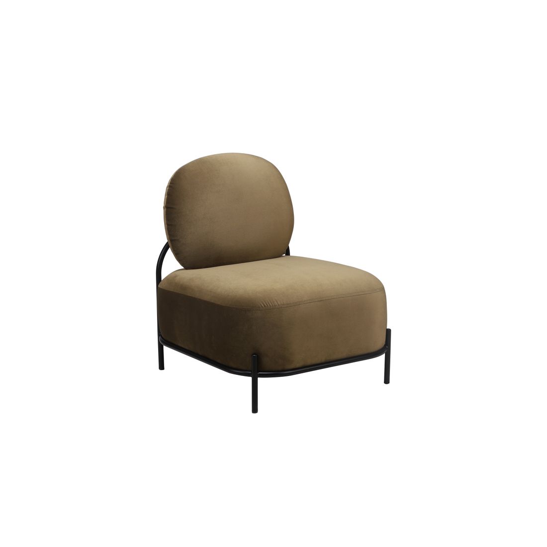 White Label Living Fauteuil Polly Groen - KwaliteitWonen.nl