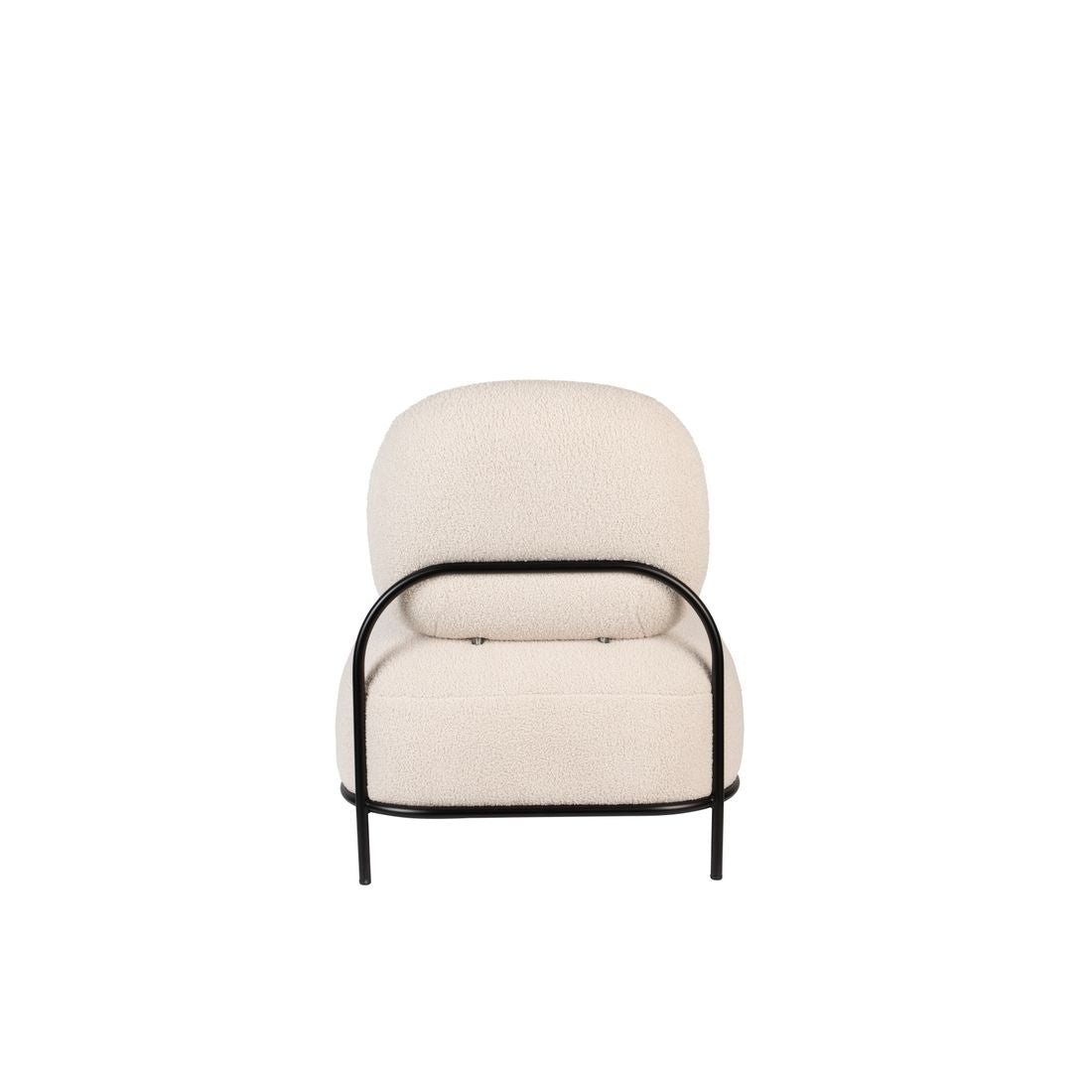 White Label Living Fauteuil Polly Teddy Wit - KwaliteitWonen.nl