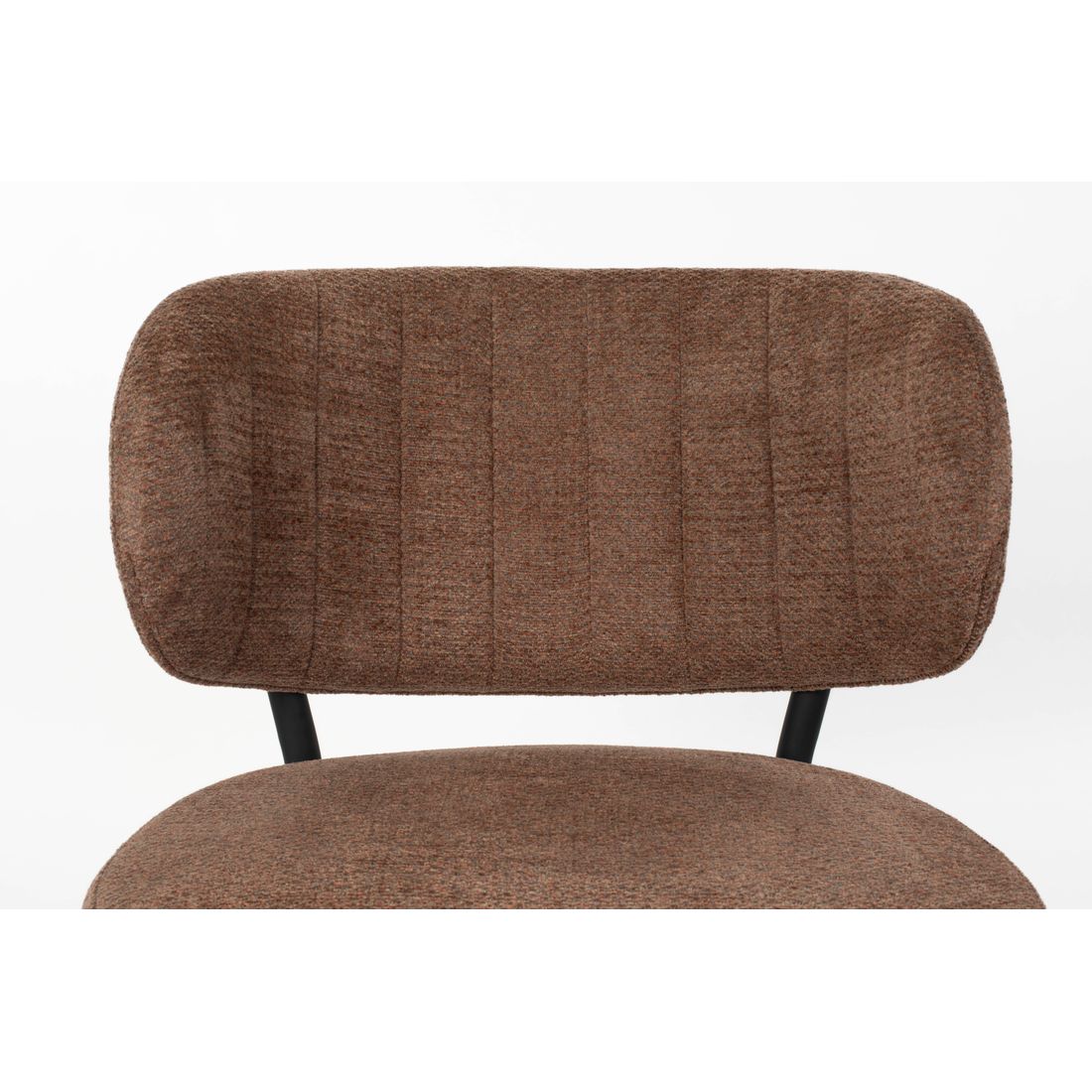 White Label Living Fauteuil Sanne Oranje Bruin - KwaliteitWonen.nl