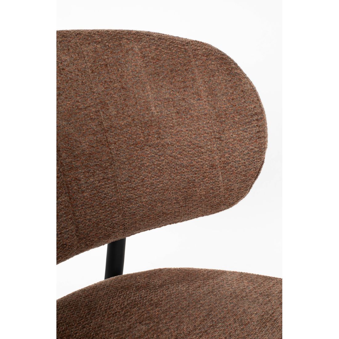 White Label Living Fauteuil Sanne Oranje Bruin - KwaliteitWonen.nl