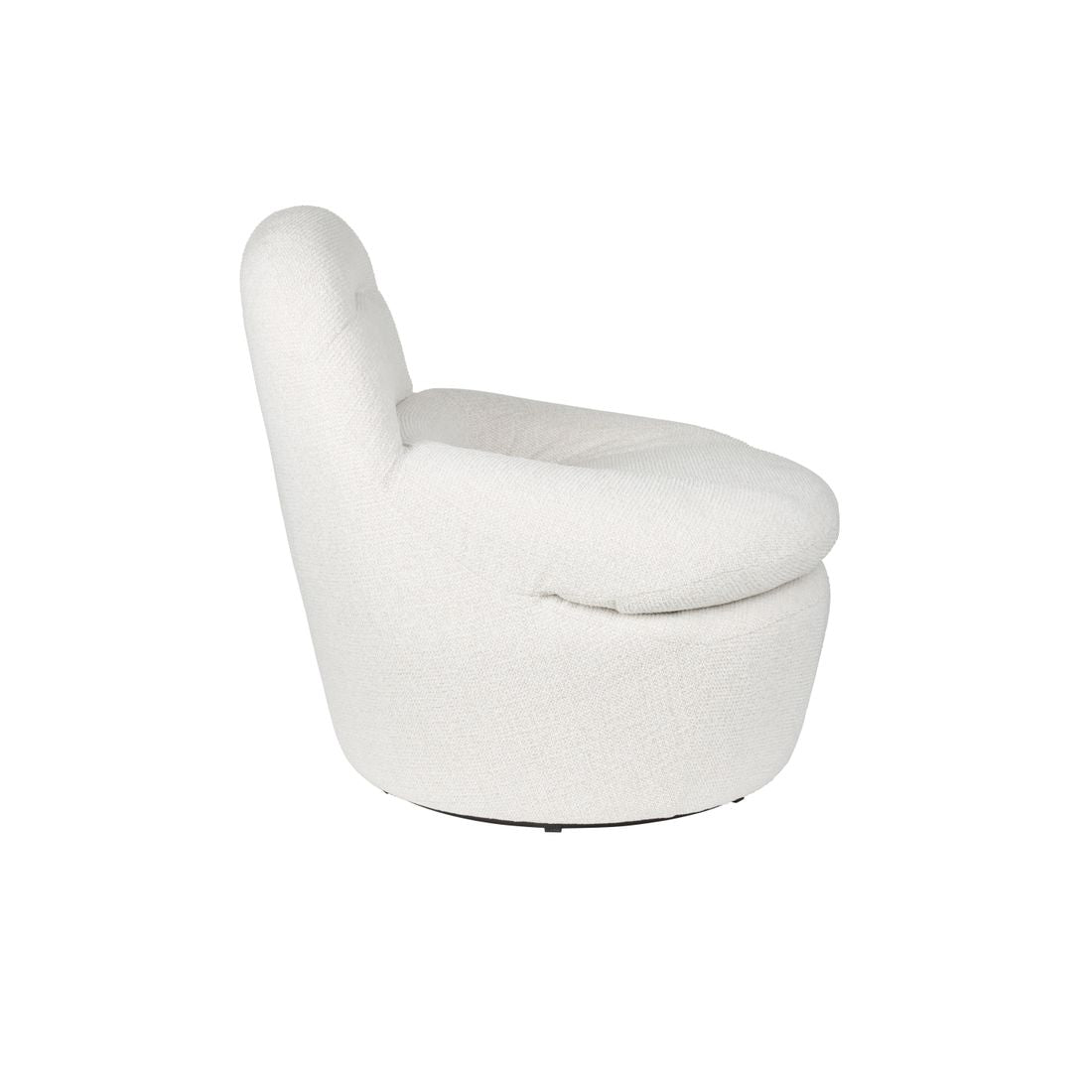 White Label Living Fauteuil Velvoro Wit - KwaliteitWonen.nl