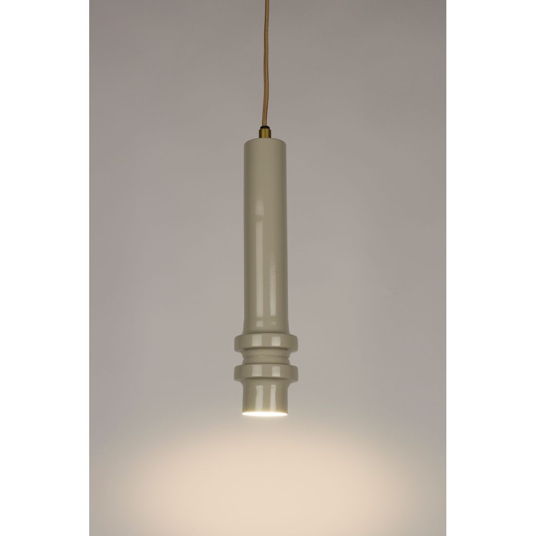 White Label Living Hanglamp Duct Grijs M - KwaliteitWonen.nl