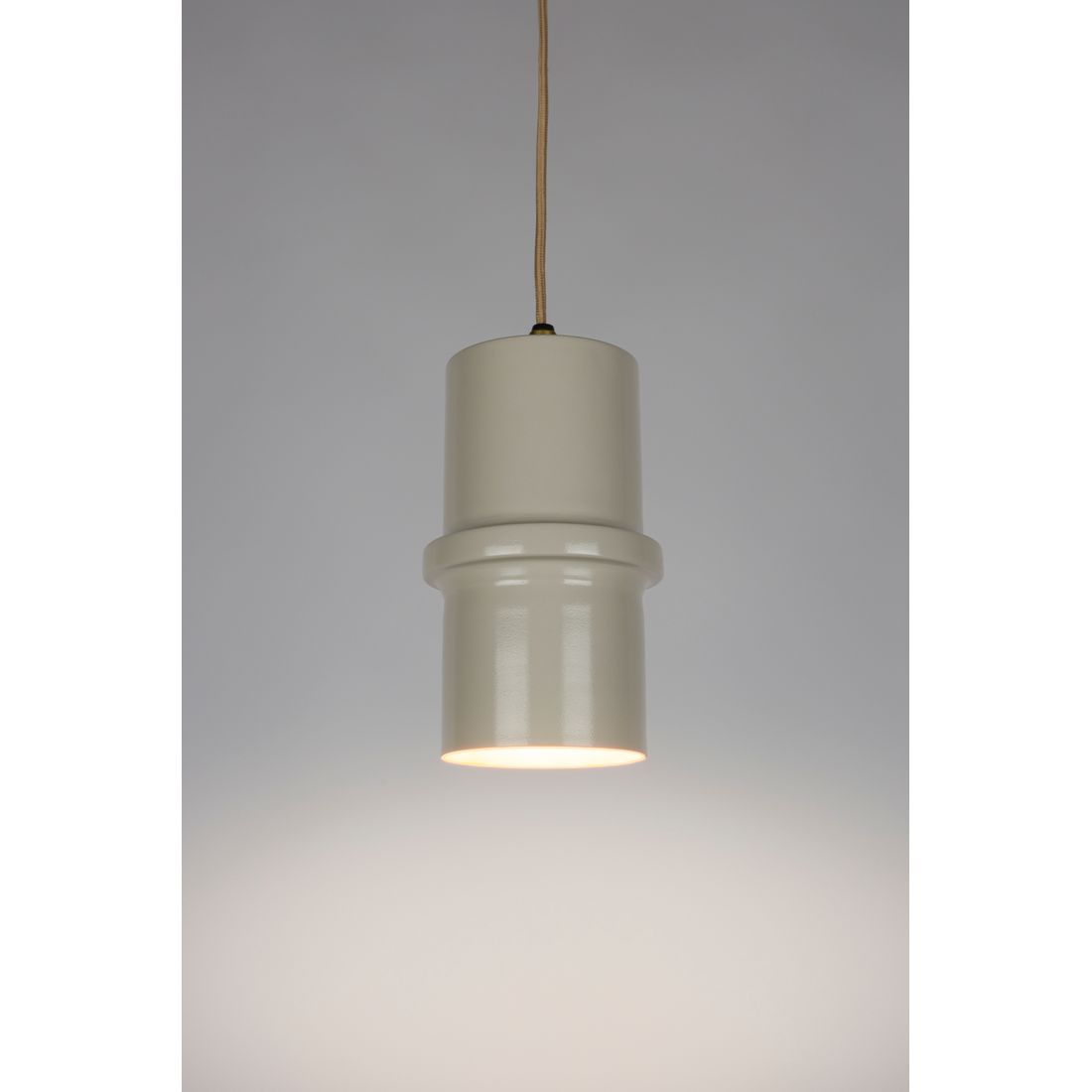 White Label Living Hanglamp Duct Grijs S - KwaliteitWonen.nl