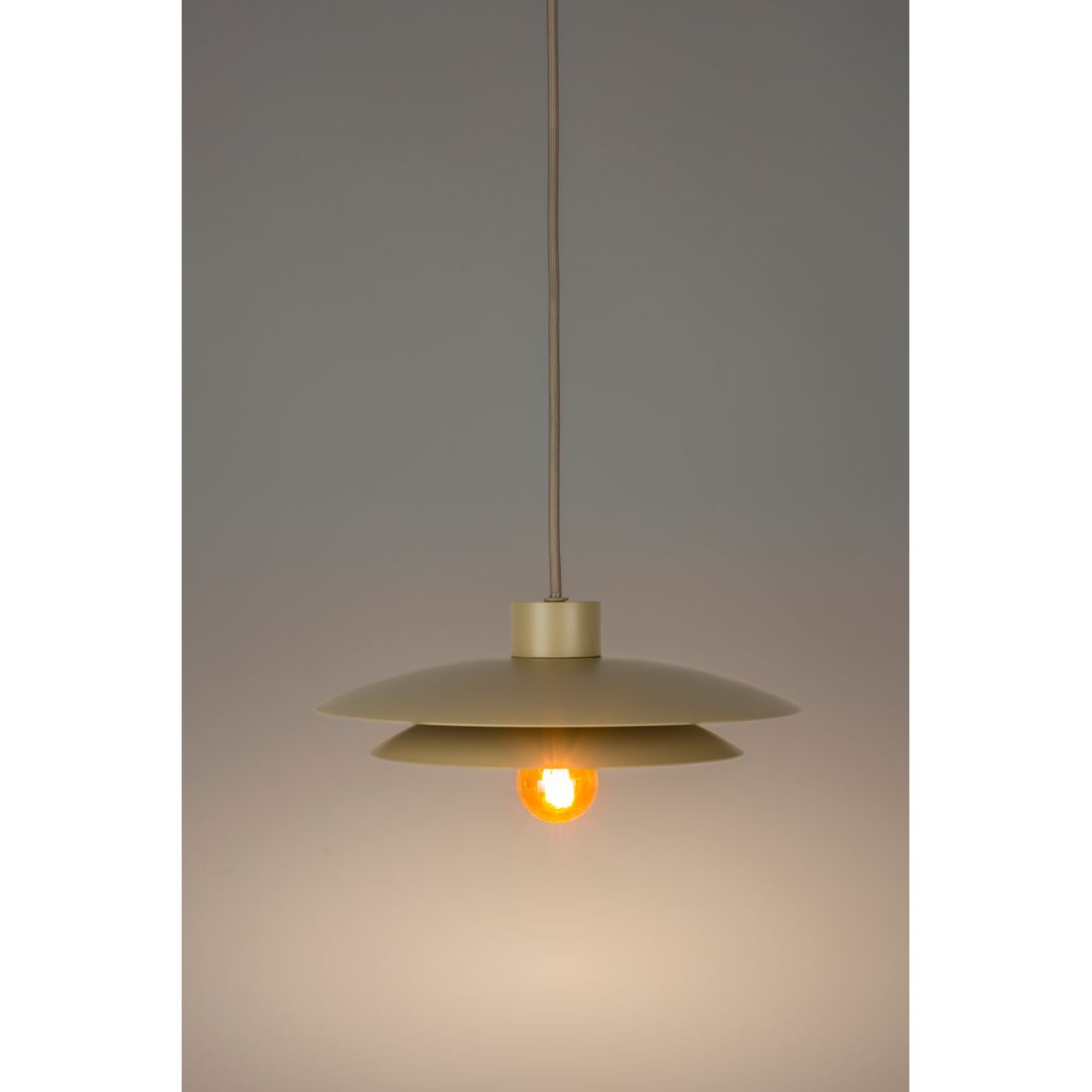 White Label Living Hanglamp Wubbo Beige - KwaliteitWonen.nl