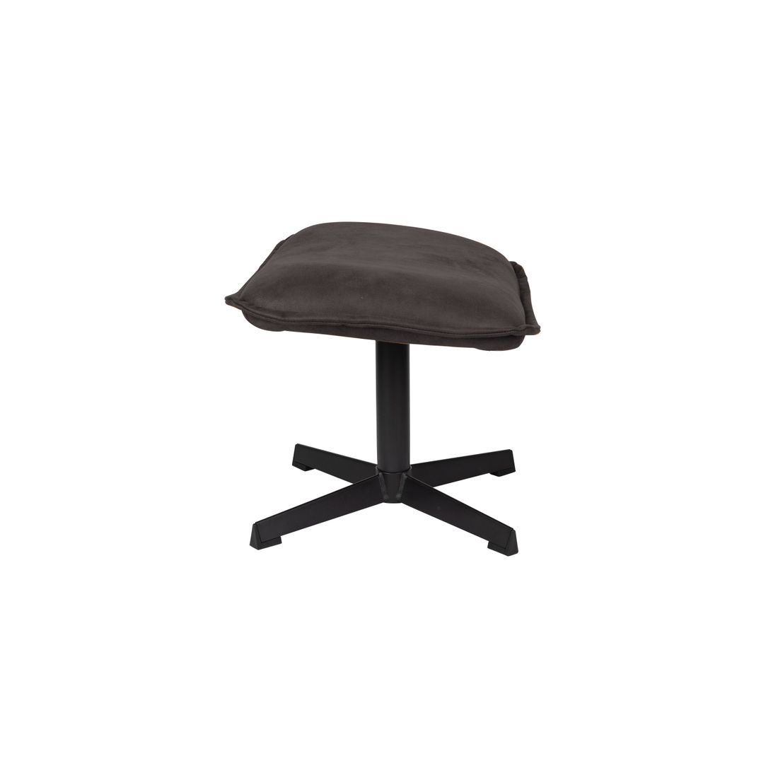 White Label Living Hocker John Antraciet - KwaliteitWonen.nl
