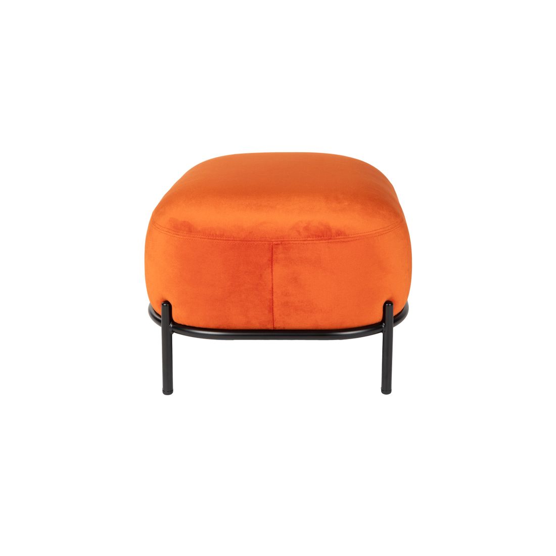 White Label Living Hocker Polly Oranje - KwaliteitWonen.nl