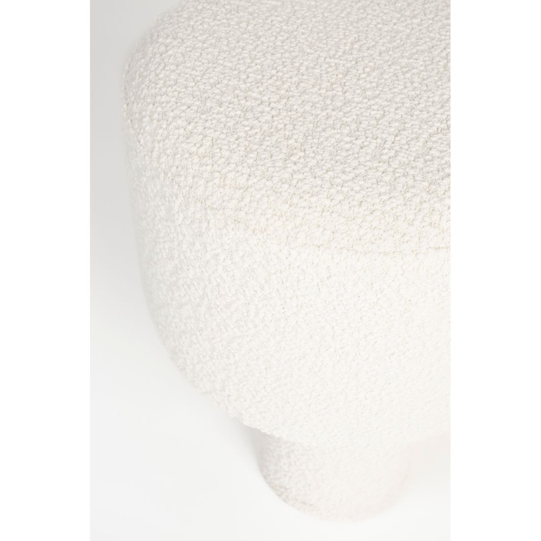 White Label Living Poef Marcos Wit - KwaliteitWonen.nl