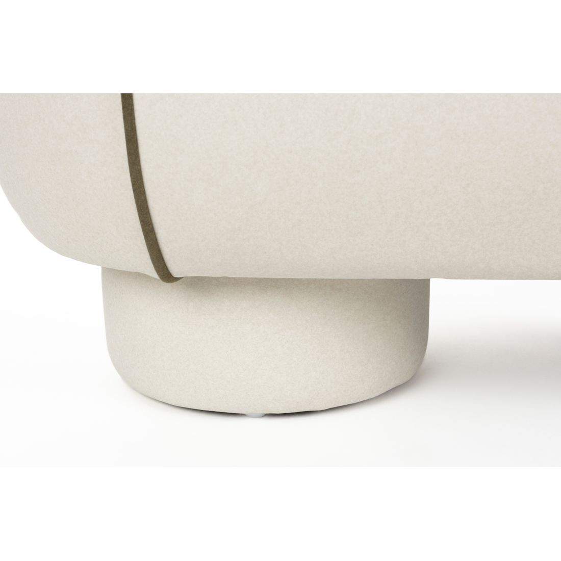 White Label Living Poef Marina L Wit - KwaliteitWonen.nl