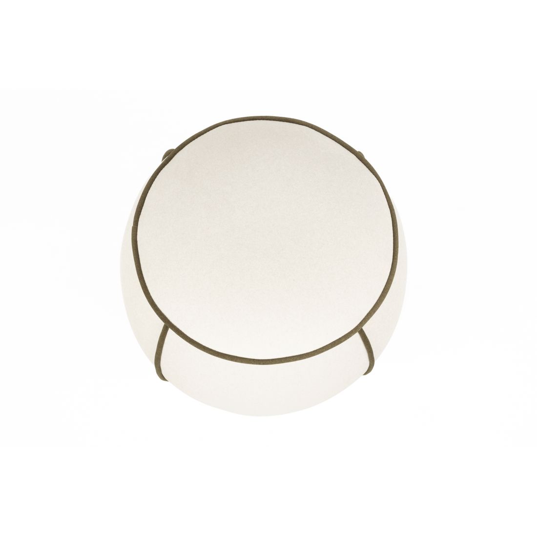 White Label Living Poef Marina Wit - KwaliteitWonen.nl