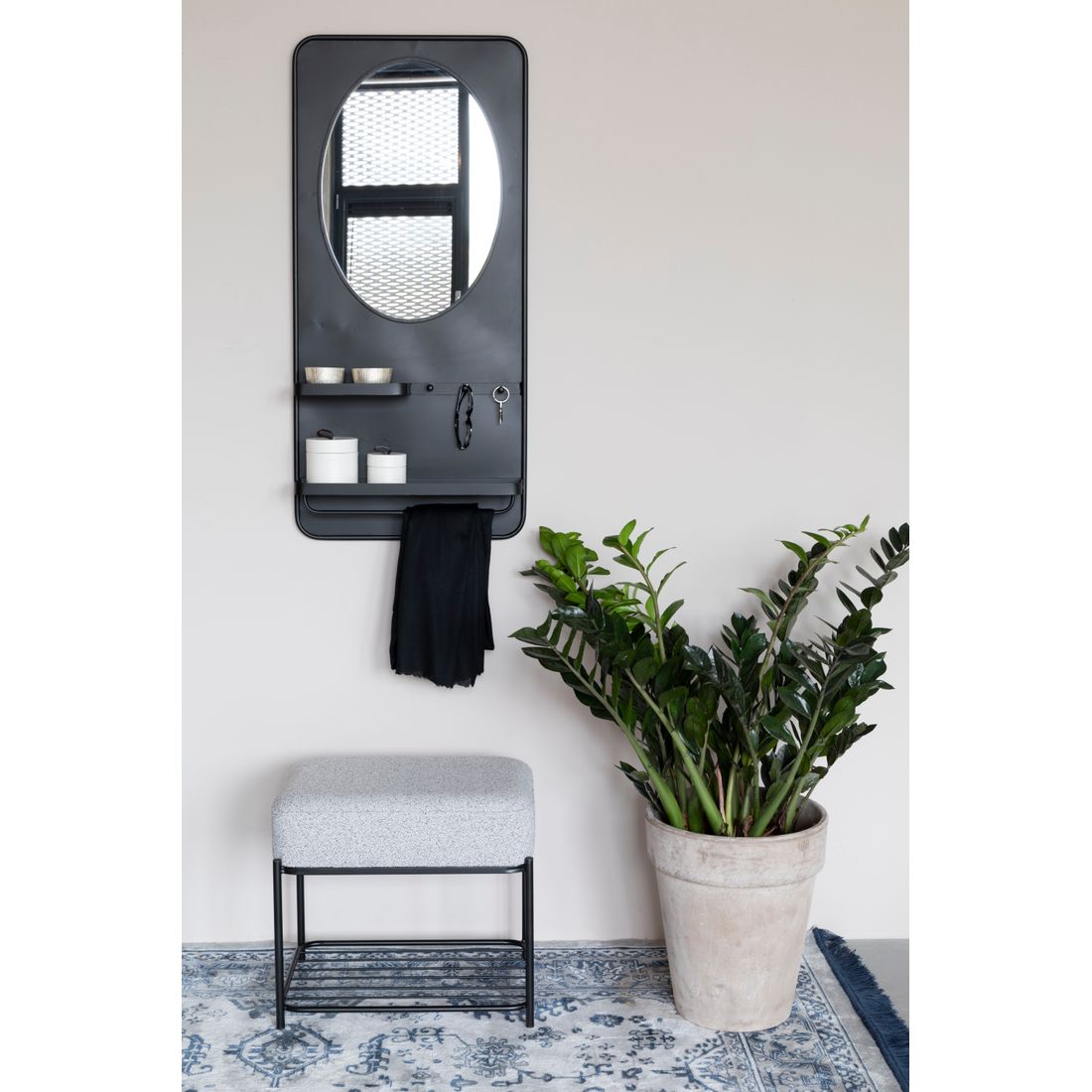 White Label Living Poef Milou Rectangular - KwaliteitWonen.nl