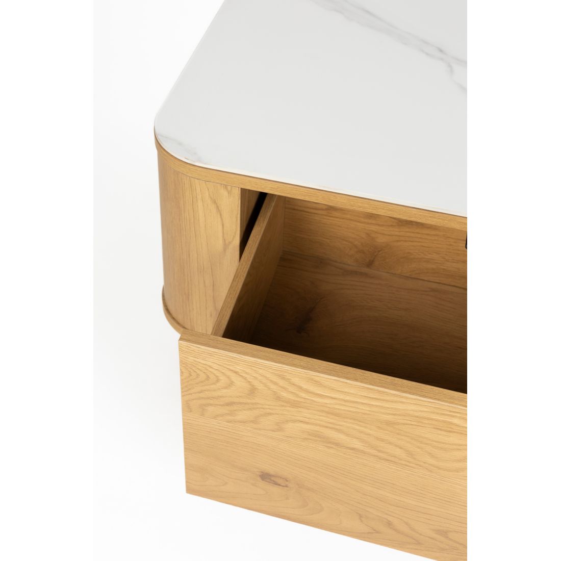 White Label Living Salontafel Almira Eiken - KwaliteitWonen.nl