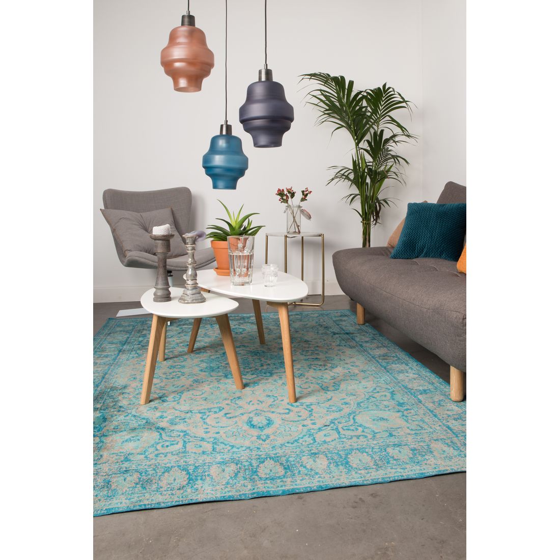 White Label Living Salontafel Drop Wit (Set van 2) - KwaliteitWonen.nl