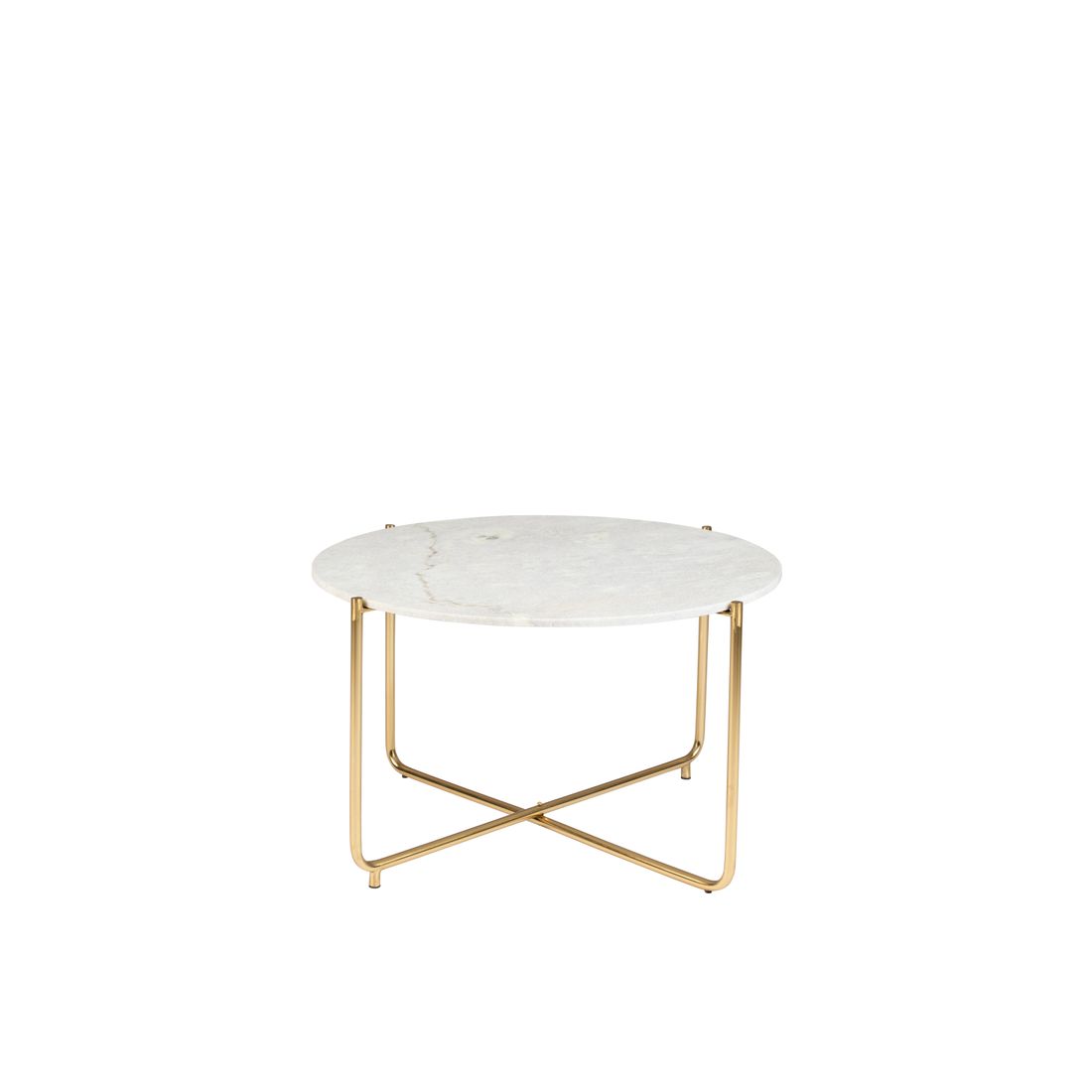White Label Living Salontafel Timpa Marmer Wit - KwaliteitWonen.nl