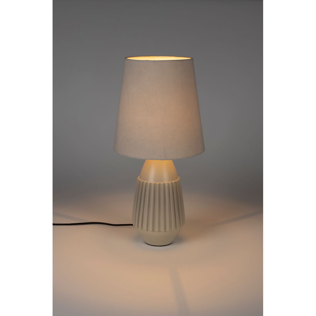 White Label Living Tafellamp Aysa Beige - KwaliteitWonen.nl