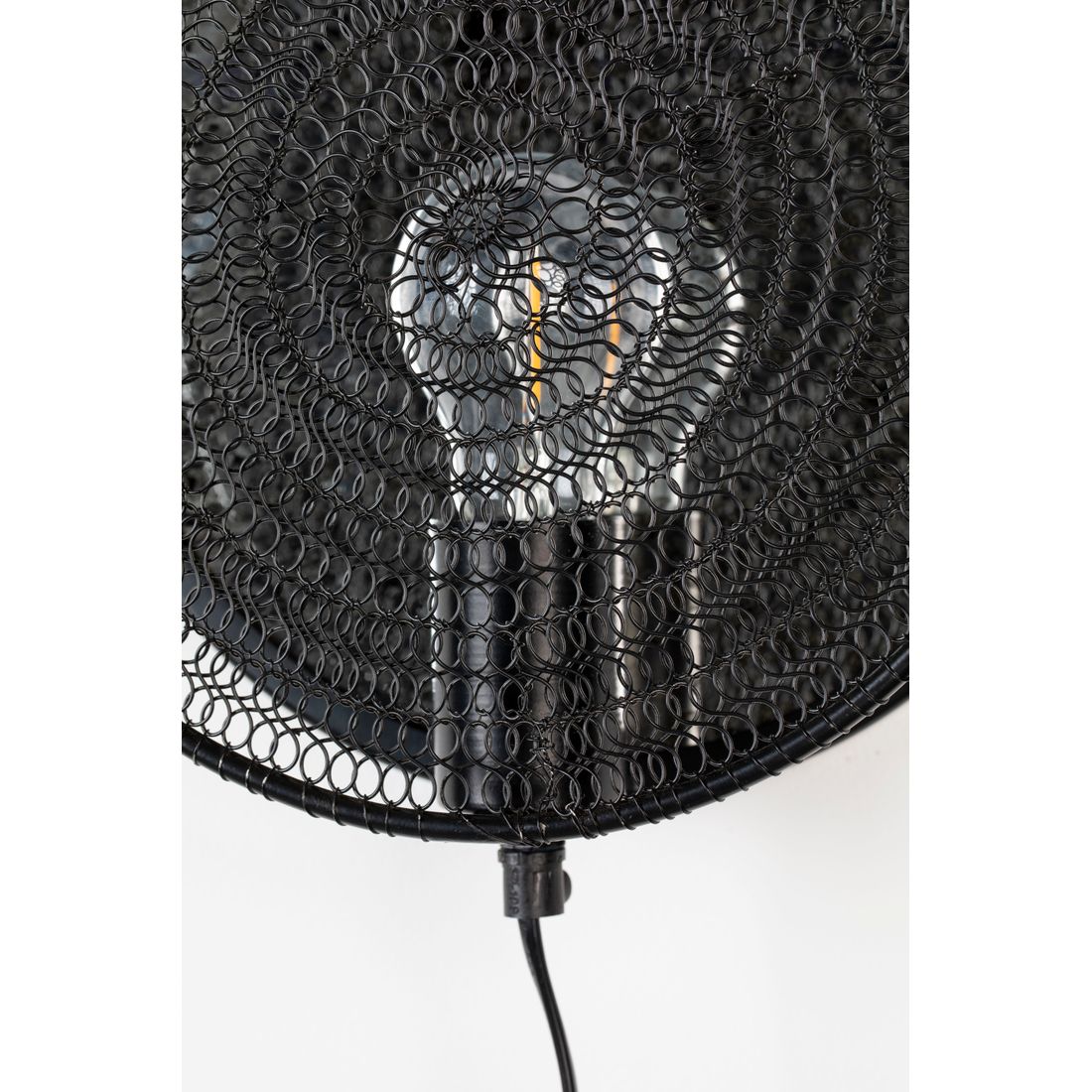White Label Living Wandlamp Lea Zwart - KwaliteitWonen.nl