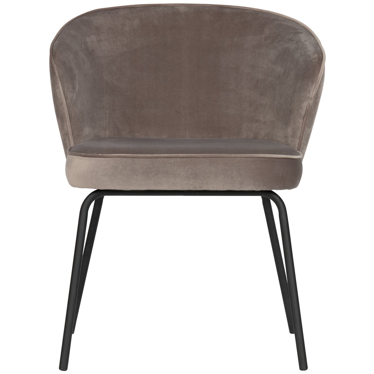 Woood Admit Eetkamerstoel Velvet Khaki - KwaliteitWonen.nl