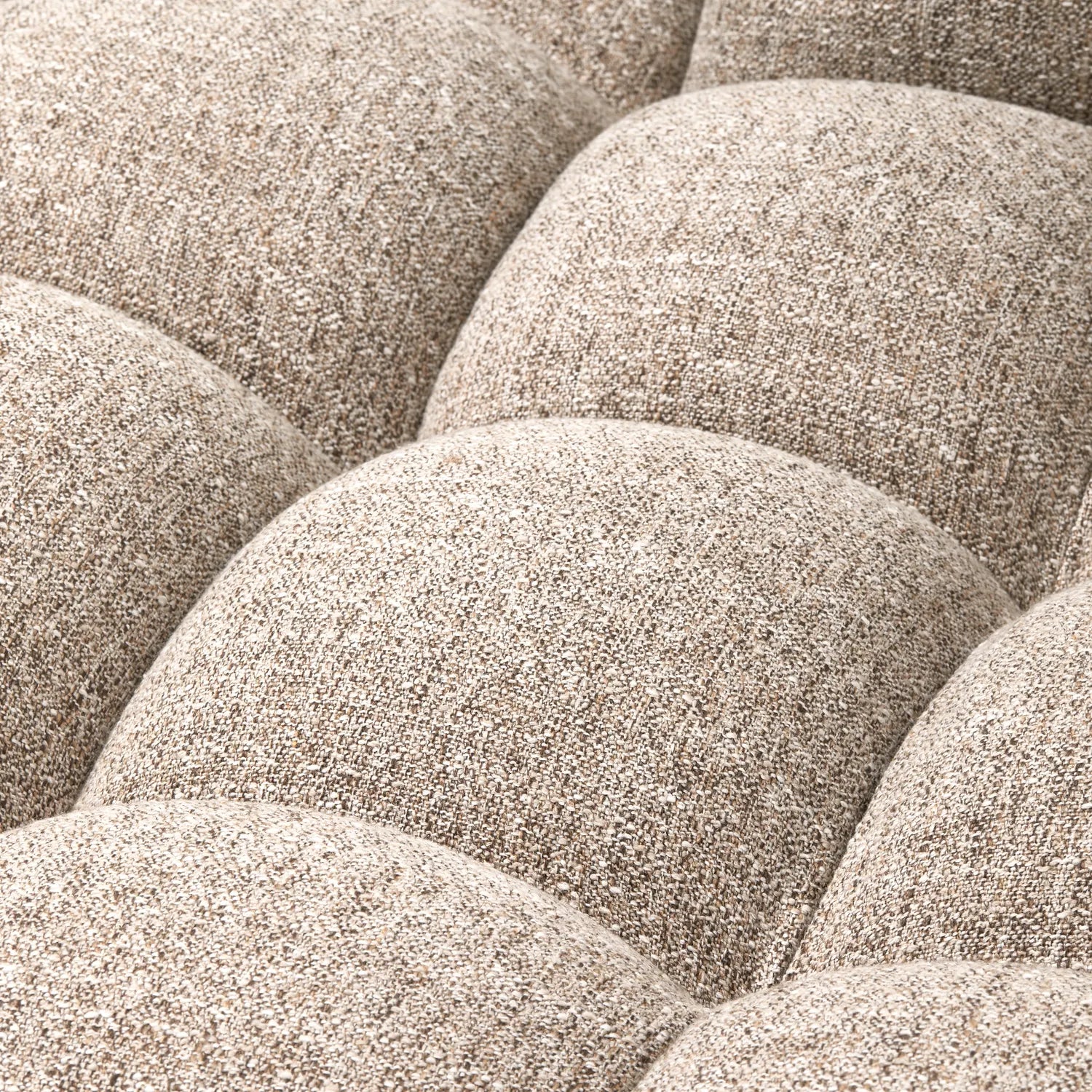 Woood Allure Hoekbank 3-zits Bank + Chaise Longue Links Geweven Stof Naturel Melange - KwaliteitWonen.nl