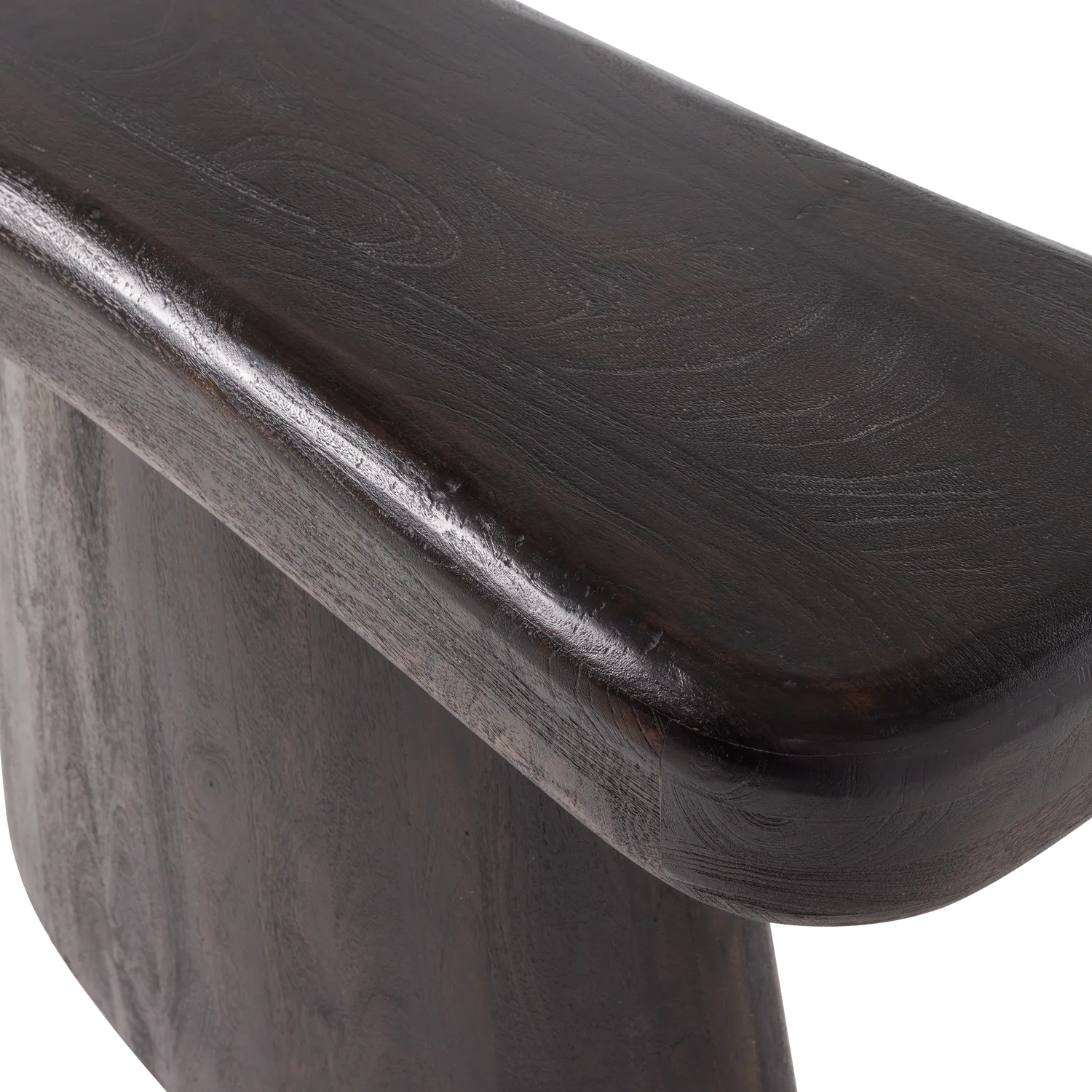 Woood Amco Sidetable Mangohout Donkerbruin - KwaliteitWonen.nl