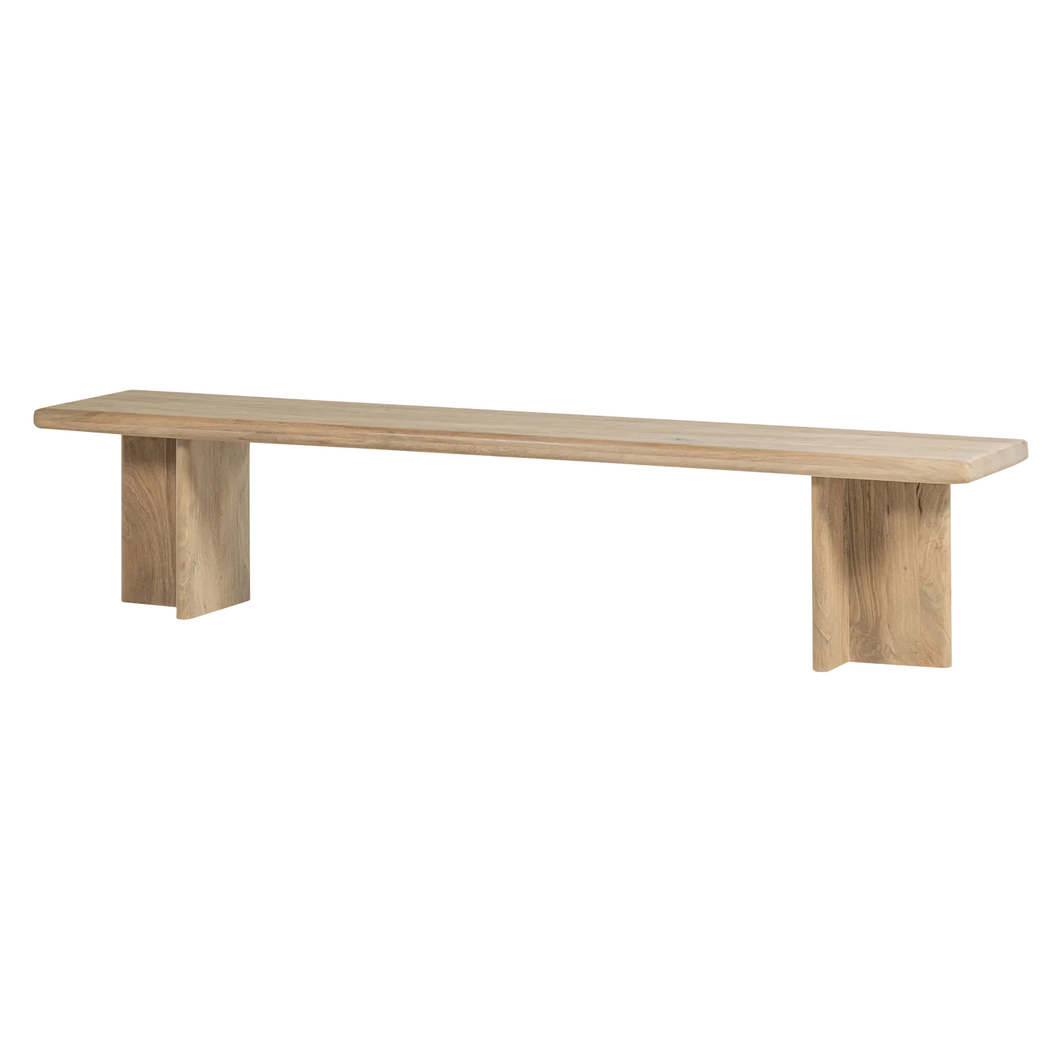 Woood Ato Eetbankje 220 X45 Cm Mangohout Naturel - KwaliteitWonen.nl