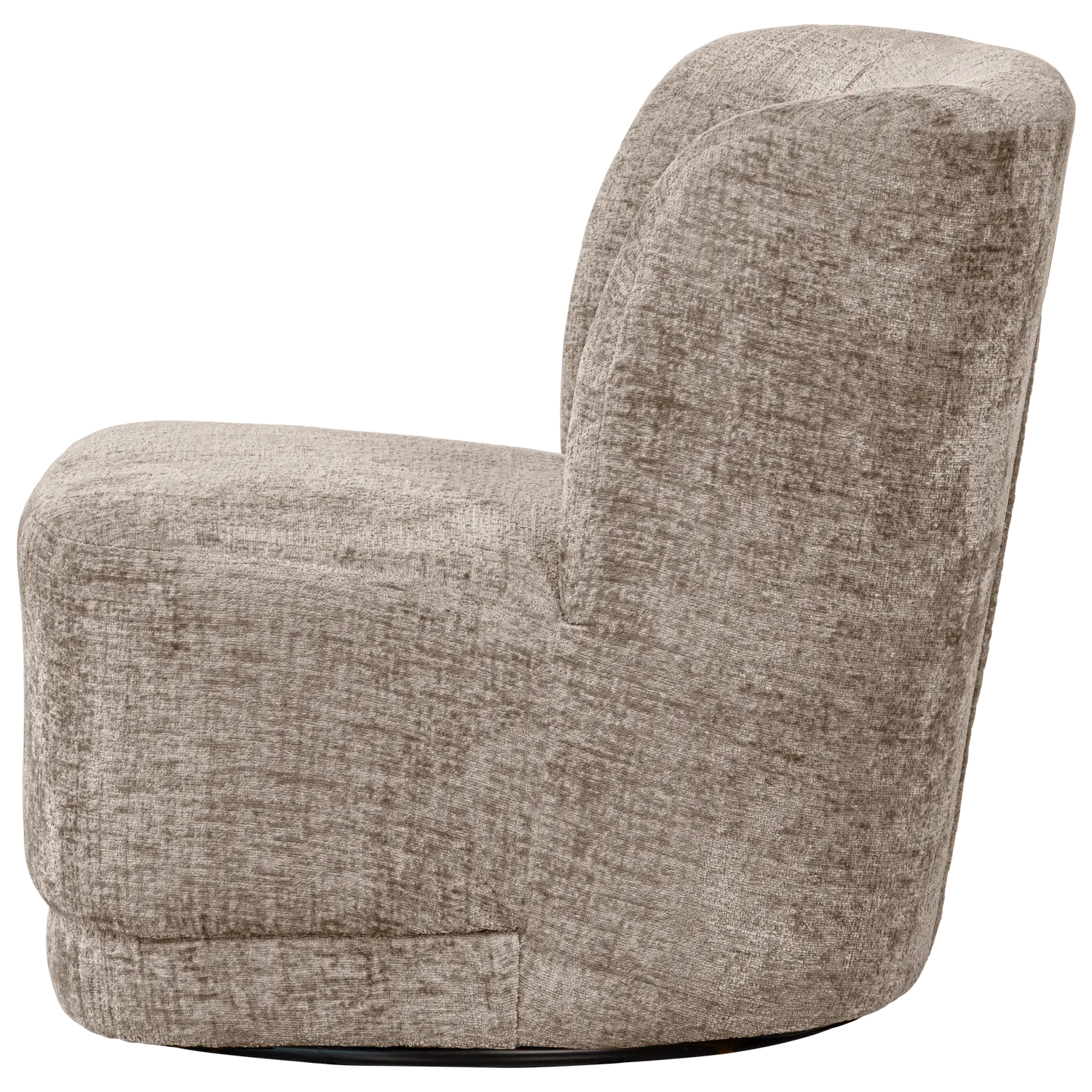 Woood Atty Draaifauteuil Velvet Zand - KwaliteitWonen.nl