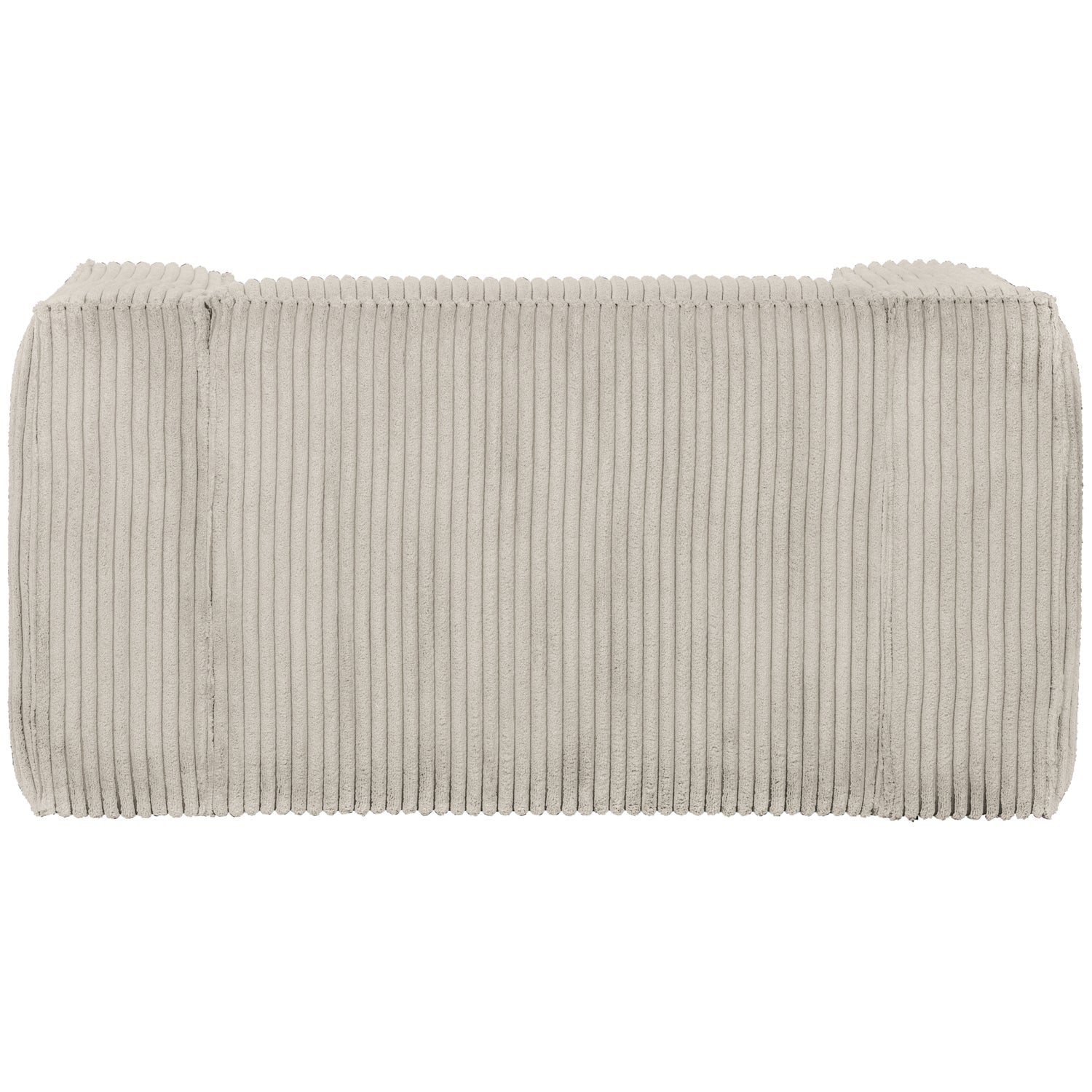 Woood Bean Fauteuil / Loveseat Ribstof Naturel - KwaliteitWonen.nl