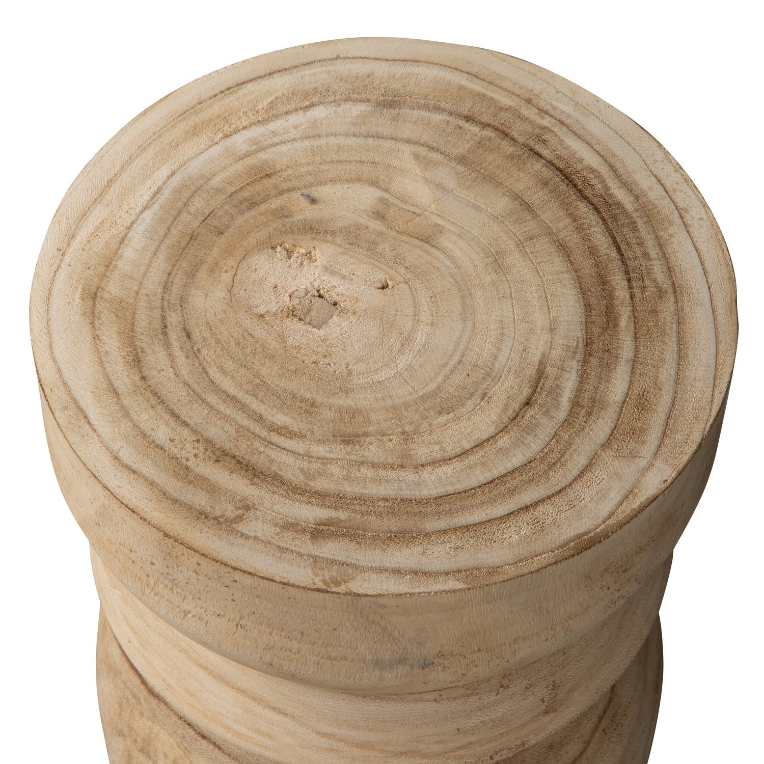 Woood Bikkel Kruk Hout Naturel 40x28cm - KwaliteitWonen.nl