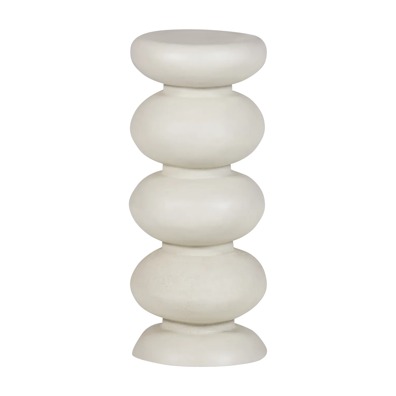 Woood Brilo Bijzettafel Metaal Creme - KwaliteitWonen.nl