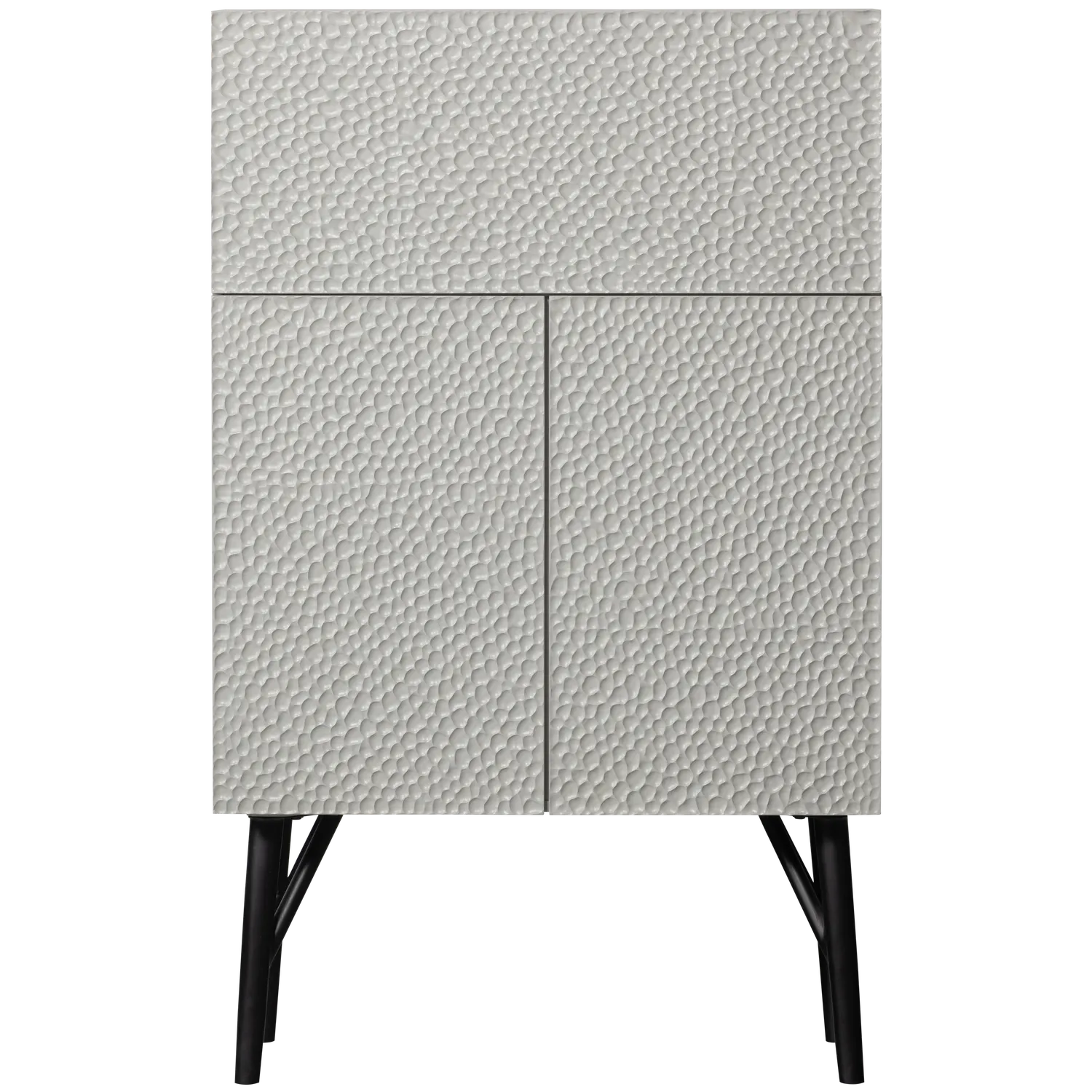 Woood Carved Organic Dressoir Mangohout Mist - KwaliteitWonen.nl