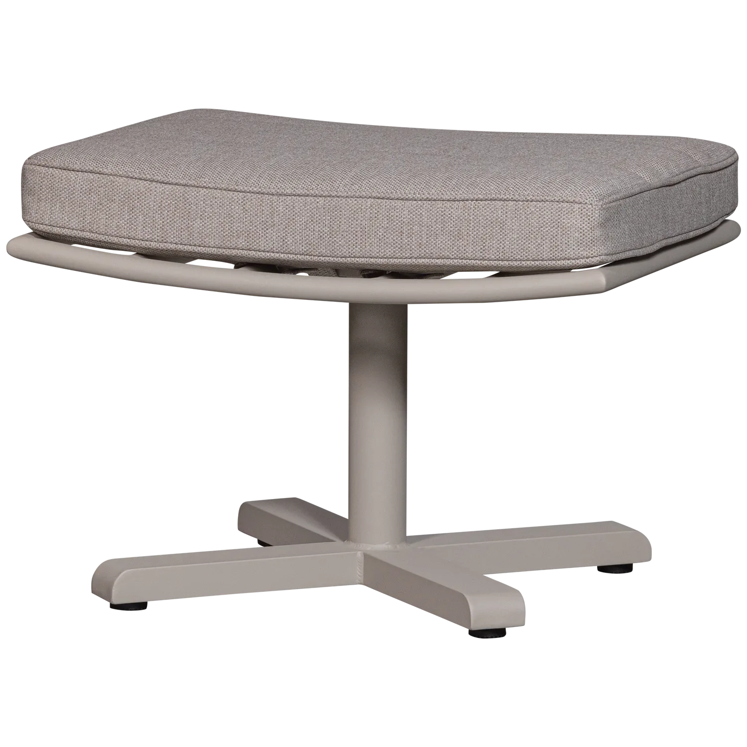 Woood Coosa Tuin Hocker Aluminium Zand - KwaliteitWonen.nl