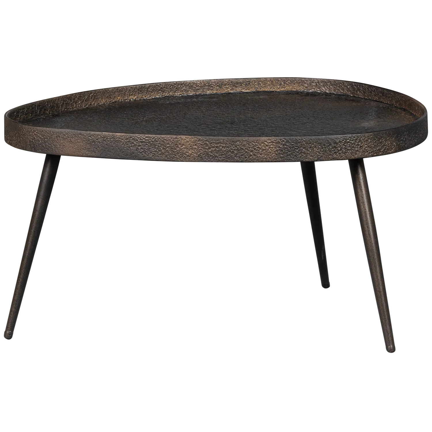 Woood Crude Bijzettafels Antique Brons (Set Van 2) - KwaliteitWonen.nl