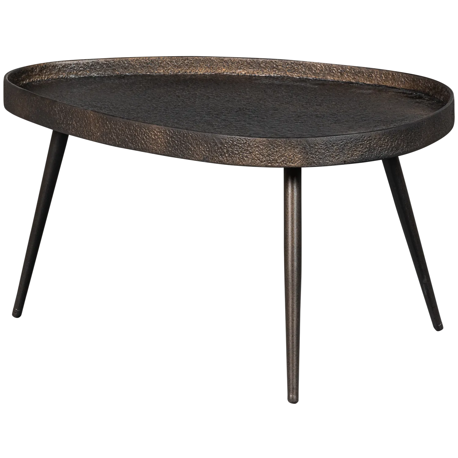 Woood Crude Bijzettafels Antique Brons (Set Van 2) - KwaliteitWonen.nl