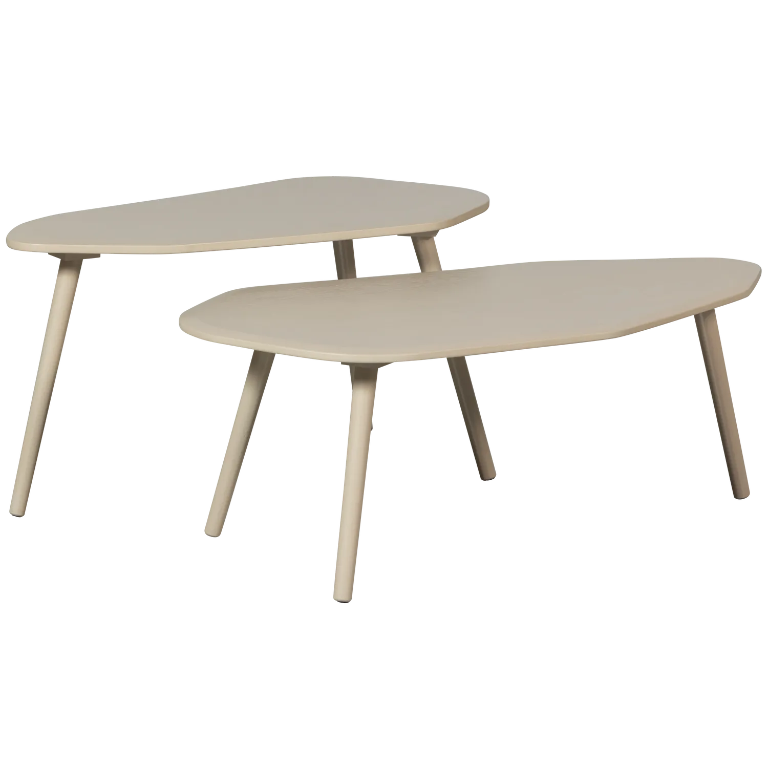 Woood Davina Bijzettafels Mdf Dust (Set Van 2) - KwaliteitWonen.nl