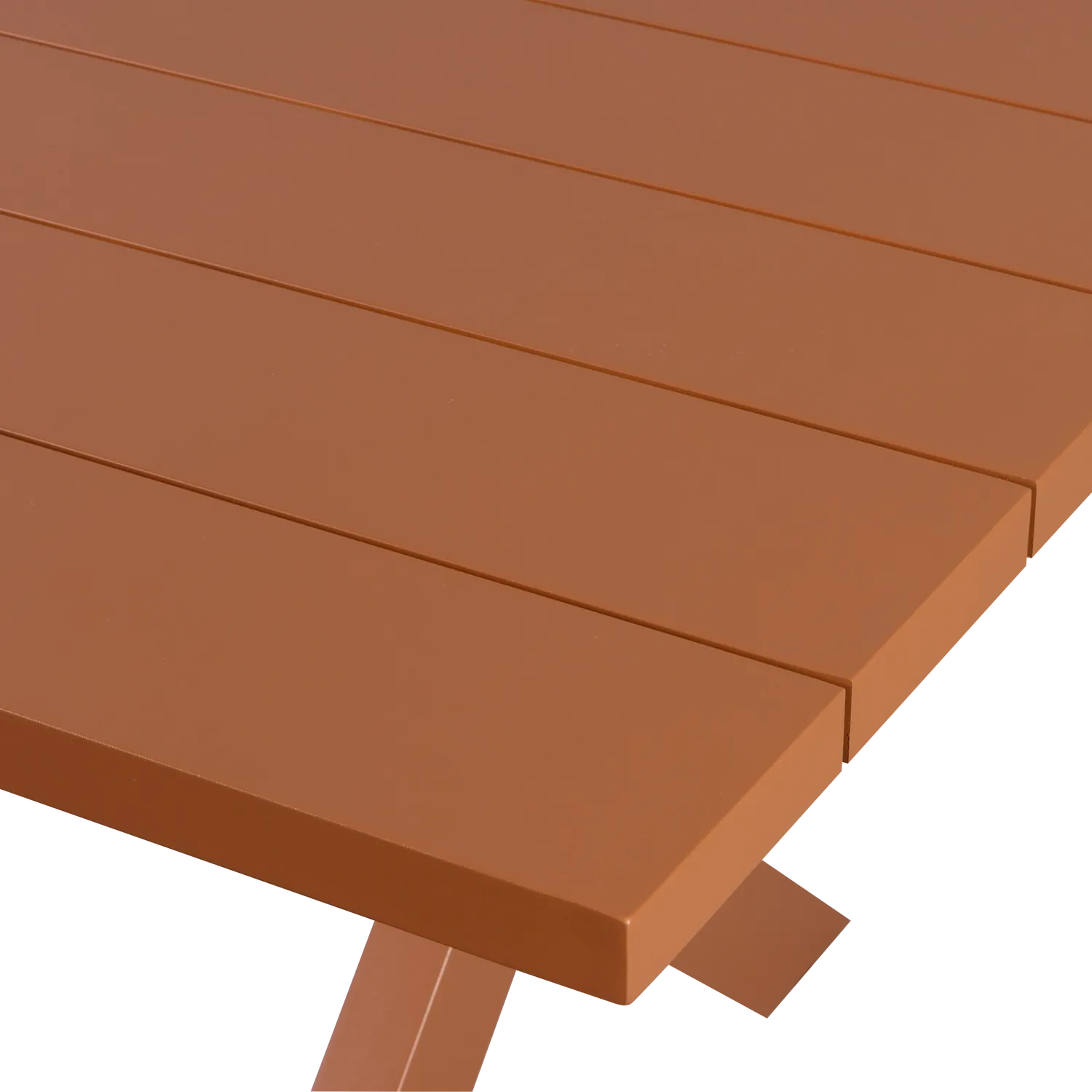 Woood Delta Picknick Tuintafel Aluminium Terra 220x100cm - KwaliteitWonen.nl