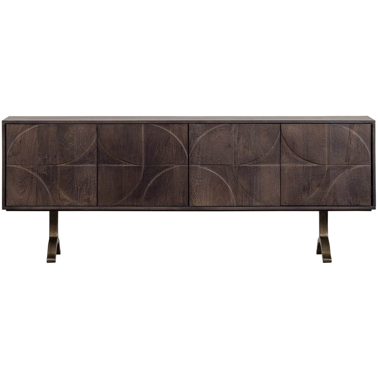 Woood Draw Dressoir Mangohout Walnoot - KwaliteitWonen.nl